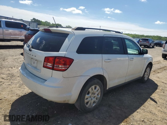 2018 Dodge Journey SE with VIN 3C4PDCAB6JT385668, listed as a Copart auction lot 53448745 with 106,446 mi miles and Salvage Title. Bid and sale history available at DreamBid. Image 3.