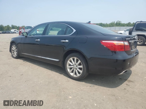 2010 Lexus LS 460 L with VIN JTHDL5EF1A5002894, listed as a Copart auction lot 60102055 with 169,801 mi miles and Salvage title. Bid and sale history available at DreamBid. Image 2.