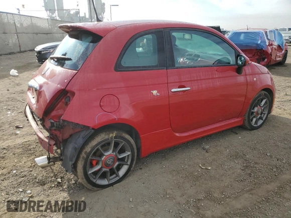 2012 FIAT 500 Abarth z VIN 3C3CFFFH8CT337233, wystawiony jako Copart lot #47214625 z przebiegiem 93 106 mil mil oraz Szkody całkowita. Historia ofert i sprzedaży dostępna na DreamBid. Obrazek 3.