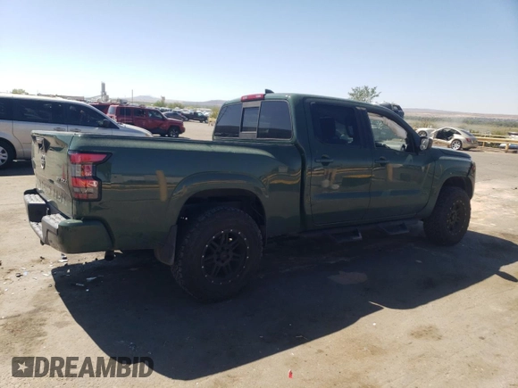 2022 Nissan Frontier SV with VIN 1N6ED1FK4NN674734, listed as a Copart auction lot 73233834 with 19,829 mi miles and Salvage Title. Bid and sale history available at carsss.com. Image 3.