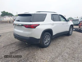 2023 Chevrolet Traverse LT Cloth with VIN 1GNERGKW0PJ175592, listed as a IAAI auction lot 42531153 with 15,045 mi miles and . Bid and sale history available at DreamBid. Image 4.