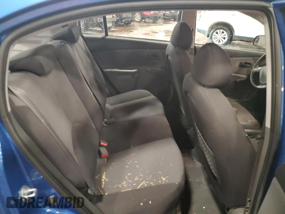 2009 Kia Rio LX with VIN KNADE243196505992, listed as a Copart auction lot 46054315 with 118,647 mi miles and Clean Title. Bid and sale history available at carsss.com. Image 12.