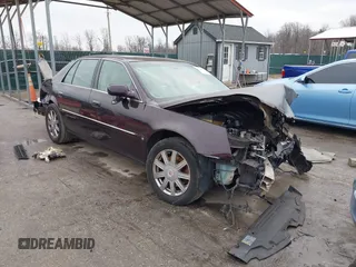 2008 Cadillac DTS 1SC with VIN 1G6KD57Y68U118535, listed as a IAAI auction lot 41156426 with 145,568 mi miles and . Bid and sale history available at carsss.com. Image 1.