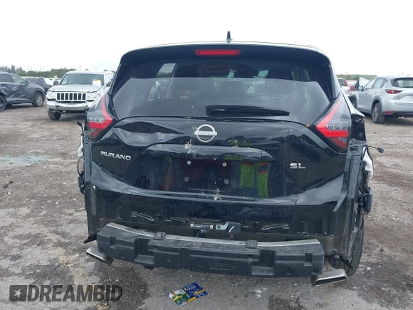 2023 Nissan Murano SL with VIN 5N1AZ2CJ4PC133326, listed as a IAAI auction lot 41715657 with 22,127 mi miles and . Bid and sale history available at DreamBid. Image 16.