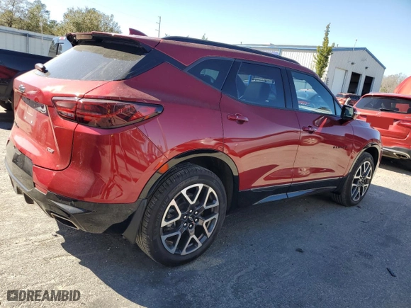 2023 Chevrolet Blazer RS with VIN 3GNKBKRS0PS234023, listed as a Copart auction lot 47880125 with 16,303 mi miles and Salvage Title. Bid and sale history available at carsss.com. Image 3.