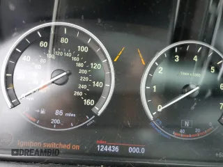 2013 BMW 7 Series 750Li xDrive with VIN WBAYF8C58DD139800, listed as a Copart auction lot 51087605 with 124,436 mi miles and Salvage Title. Bid and sale history available at carsss.com. Image 9.