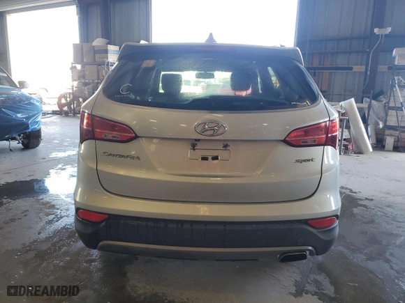 2016 Hyundai Santa Fe Sport with VIN 5XYZU3LB9GG333621, listed as a Copart auction lot 50199425 with 160,421 mi miles and Salvage Title. Bid and sale history available at carsss.com. Image 6.