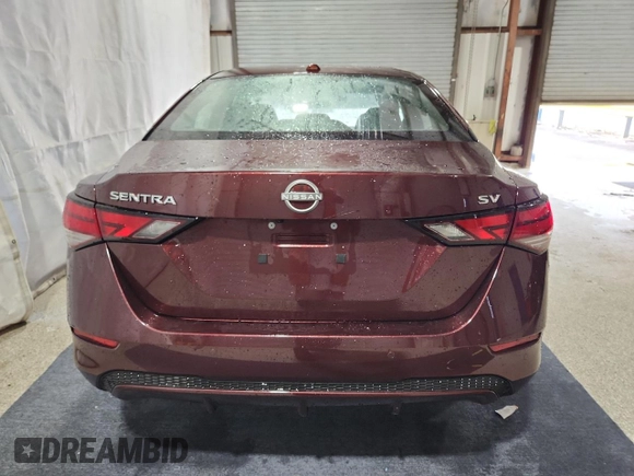 2024 Nissan Sentra SV with VIN 3N1AB8CV6RY366037, listed as a Copart auction lot 64748595 with 26,056 mi miles and Clean title. Bid and sale history available at DreamBid. Image 6.