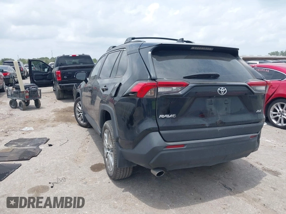2023 Toyota RAV4 XLE Premium with VIN 2T3C1RFV9PC250006, listed as a IAAI auction lot 42298396 with 17,309 mi miles and . Bid and sale history available at DreamBid. Image 3.