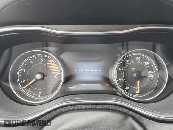 2020 Jeep Cherokee Limited with VIN 1C4PJMDN7LD624741, listed as a Copart auction lot 50826765 with 63,750 mi miles and Salvage title. Bid and sale history available at DreamBid. Image 9.
