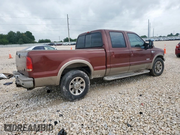2005 Ford F-250 XL with VIN 1FTSW20PX5ED11526, listed as a Copart auction lot 62649305 with 253,294 mi miles and Salvage title. Bid and sale history available at DreamBid. Image 3.