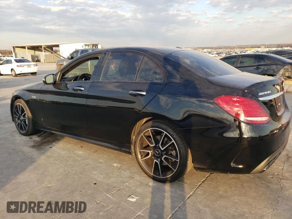 2018 Mercedes-Benz C 43 AMG with VIN 55SWF6EB2JU257667, listed as a Copart auction lot 88147185 with Not Provided miles and Salvage Title. Bid and sale history available at carsss.com. Image 2.