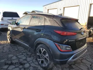 2022 Hyundai Kona Limited with VIN KM8K53A31NU926553, listed as a Copart auction lot 65083962 with 3,614 mi miles. Bid and sale history available at carsss.com. Image 3.