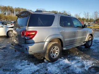 2006 Toyota Sequoia Limited with VIN 5TDBT48A06S260067, listed as a Copart auction lot 88425025 with 237,172 mi miles and Salvage Title. Bid and sale history available at carsss.com. Image 3.