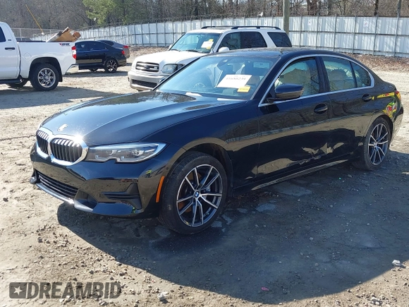 2020 BMW 3 Series 330i xDrive with VIN 3MW5R7J05L8B35758, listed as a IAAI auction lot 41680239 with 1 mi miles. Bid and sale history available at carsss.com. Image 21.