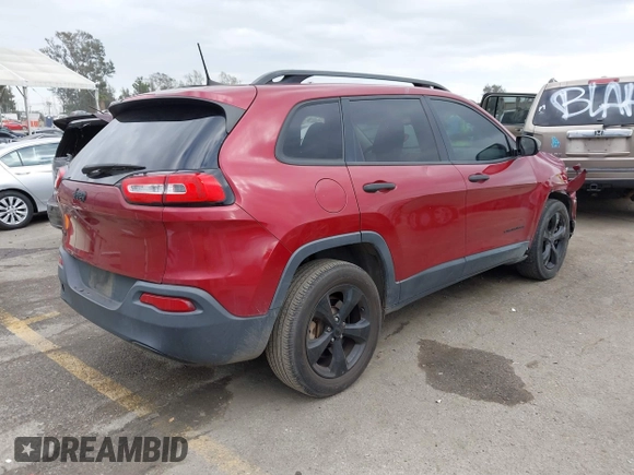 2017 Jeep Cherokee Sport with VIN 1C4PJMAB8HW569111, listed as a IAAI auction lot 41885738 with 130,687 mi miles and . Bid and sale history available at DreamBid. Image 4.