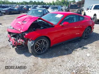 2022 Ford Mustang EcoBoost with VIN 1FA6P8TH1N5101991, listed as a IAAI auction lot 41575523 with 76,986 mi miles and . Bid and sale history available at DreamBid. Image 2.