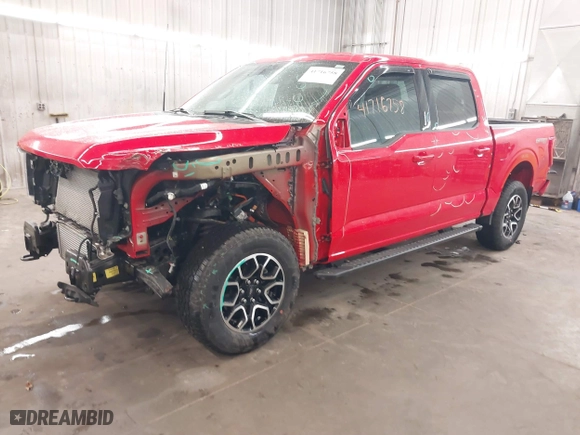 2023 Ford F-150 XL with VIN 1FTEW1EP1PKF53349, listed as a IAAI auction lot 41716758 with 12,428 mi miles. Bid and sale history available at carsss.com. Image 18.