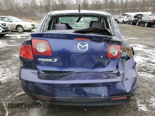 2006 Mazda 3 i with VIN JM1BK12F361490107, listed as a Copart auction lot 86962344 with 209,313 mi miles and Salvage Title. Bid and sale history available at carsss.com. Image 6.