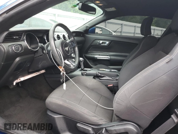 2017 Ford Mustang V6 with VIN 1FA6P8AM8H5238687, listed as a Copart auction lot 62846305 with 110,300 mi miles and Salvage title. Bid and sale history available at DreamBid. Image 7.
