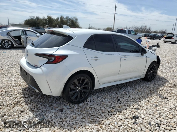 2024 Toyota Corolla Hatchback XSE with VIN JTNC4MBE1R3227741, listed as a Copart auction lot 48953725 with 0 mi miles and Salvage Title. Bid and sale history available at carsss.com. Image 3.
