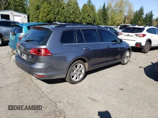 2015 Volkswagen Golf SportWagen TDI SE with VIN 3VWCA7AU0FM513613, listed as a Copart auction lot 50815164 with 157,385 mi miles. Bid and sale history available at carsss.com. Image 3.
