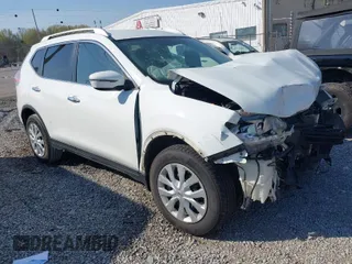 2016 Nissan Rogue SV with VIN KNMAT2MTXGP627849, listed as a IAAI auction lot 41898568 with 167,579 mi miles. Bid and sale history available at carsss.com. Image 1.