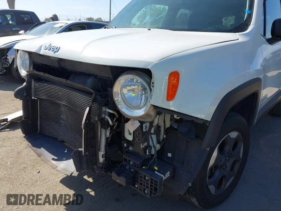 2018 Jeep Renegade Sport with VIN ZACCJBAB2JPG99648, listed as a IAAI auction lot 42337571 with 127,402 mi miles and . Bid and sale history available at DreamBid. Image 6.