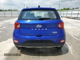 2022 Hyundai Venue SEL with VIN KMHRC8A32NU164853, listed as a Copart auction lot 60808645 with 61,257 mi miles and Clean title. Bid and sale history available at DreamBid. Image 6.
