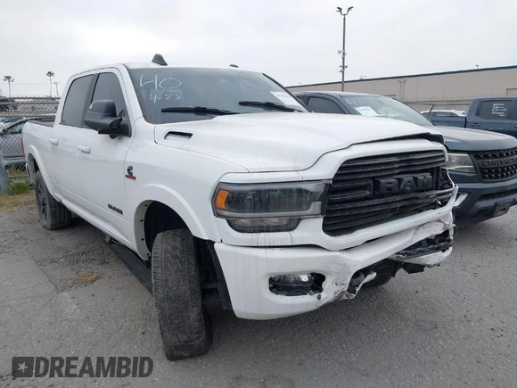 2019 Ram 2500 Laramie with VIN 3C6UR5FL1KG706941, listed as a IAAI auction lot 41783496 with 79,933 mi miles. Bid and sale history available at carsss.com. Image 1.