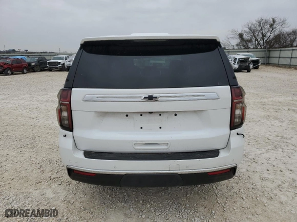 2024 Chevrolet Tahoe Commercial with VIN 1GNSCLED0RR170548, listed as a Copart auction lot 45052975 with 5,876 mi miles and Salvage Title. Bid and sale history available at carsss.com. Image 6.