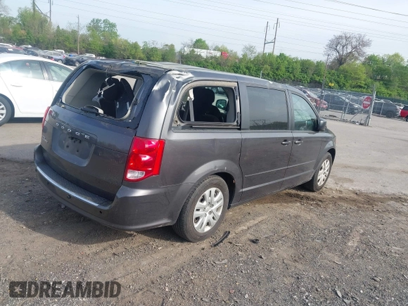 2017 Dodge Grand Caravan SE Plus z VIN 2C4RDGBGXHR549334, wystawiony jako IAAI lot #42097288 z przebiegiem 60 896 mil mil oraz . Historia ofert i sprzedaży dostępna na DreamBid. Obrazek 4.