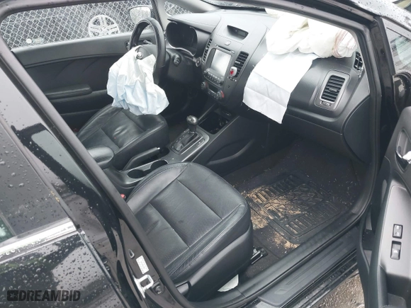 2016 Kia Forte EX with VIN KNAFZ4A86G5569957, listed as a IAAI auction lot 41571012 with 1 mi miles. Bid and sale history available at carsss.com. Image 5.