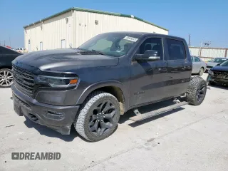 2021 Ram 1500 Limited with VIN 1C6SRFHT0MN553926, listed as a Copart auction lot 49066845 with 107,977 mi miles and Salvage title. Bid and sale history available at DreamBid. Image 1.