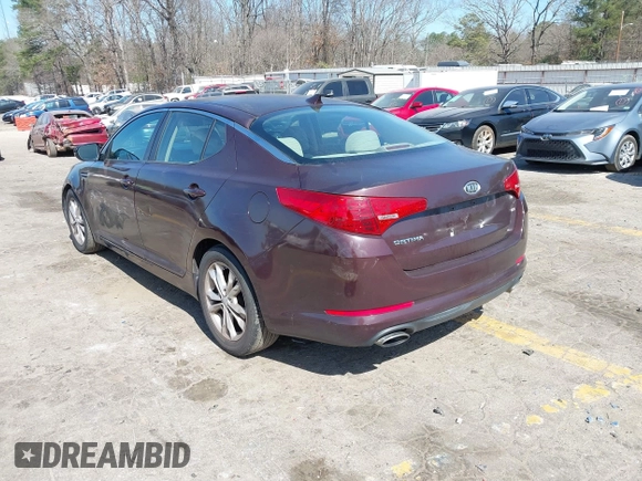 2011 Kia Optima LX with VIN KNAGM4A73B5078538, listed as a IAAI auction lot 41694077 with 217,822 mi miles and . Bid and sale history available at DreamBid. Image 3.
