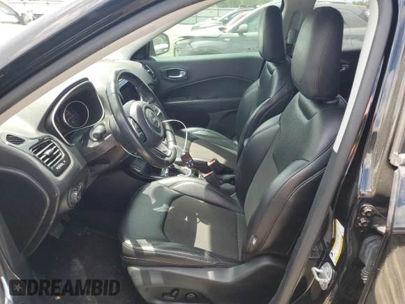 2020 Jeep Compass Latitude with VIN 3C4NJCBB1LT236568, listed as a Copart auction lot 53021825 with 65,114 mi miles and Salvage Title. Bid and sale history available at carsss.com. Image 7.
