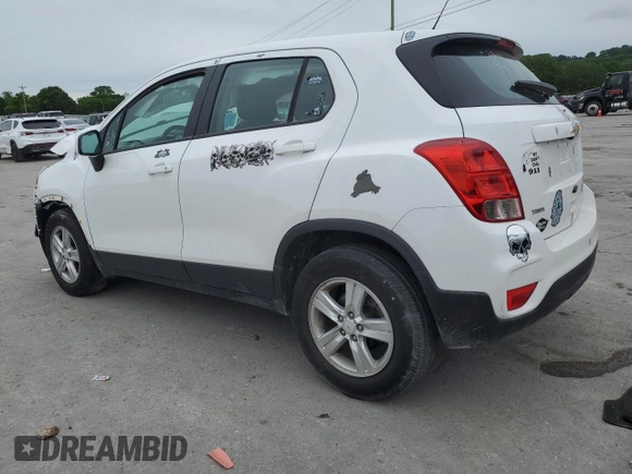 2020 Chevrolet Trax LS with VIN KL7CJKSB8LB058612, listed as a Copart auction lot 56024275 with 26,948 mi miles and Salvage Title. Bid and sale history available at DreamBid. Image 2.