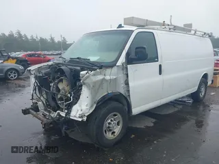 2019 Chevrolet Express Cargo with VIN 1GCWGBFP9K1193039, listed as a IAAI auction lot 42482812 with 152,787 mi miles and . Bid and sale history available at DreamBid. Image 2.