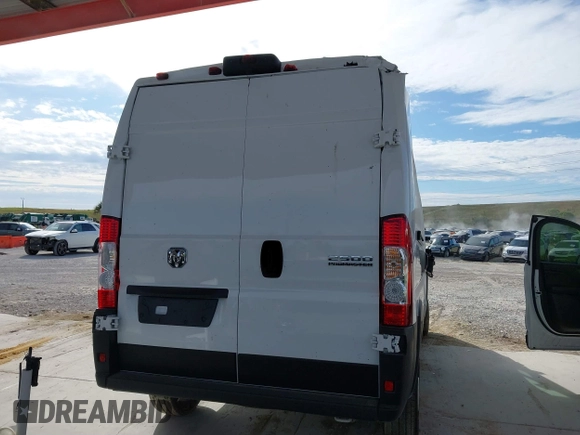 2024 Ram ProMaster Cargo Tradesman with VIN 3C6LRVDG8RE133415, listed as a IAAI auction lot 41345776 with 12,574 mi miles and . Bid and sale history available at DreamBid. Image 16.