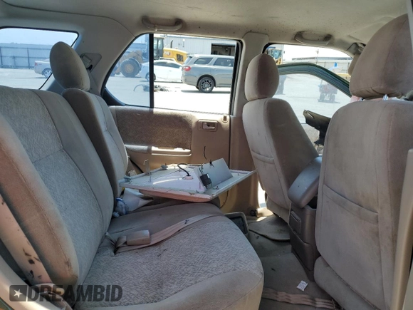 2000 Isuzu Rodeo S with VIN 4S2CK58W2Y4324928, listed as a Copart auction lot 59800375 with Not provided miles and Salvage title. Bid and sale history available at DreamBid. Image 11.