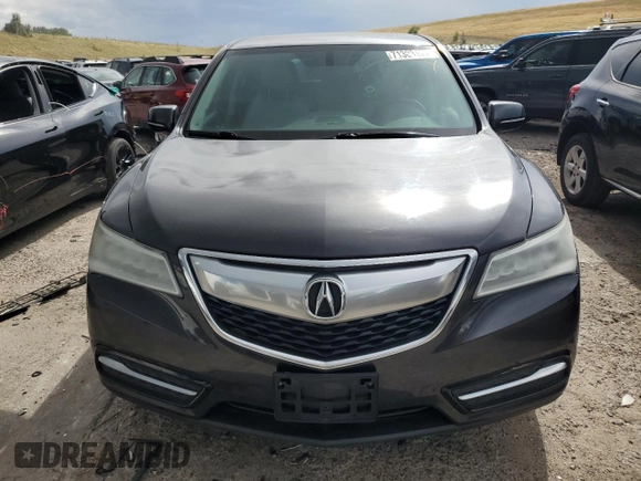 2014 Acura MDX with VIN 5FRYD4H27EB047134, listed as a Copart auction lot 71303134 with 170,412 mi miles and Salvage Title. Bid and sale history available at carsss.com. Image 5.