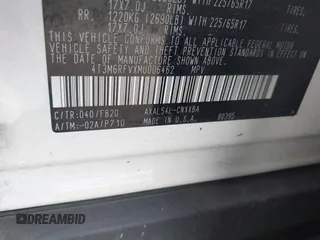 2021 Toyota RAV4 Hybrid LE with VIN 4T3M6RFVXMU006462, listed as a IAAI auction lot 42259493 with 111,528 mi miles and . Bid and sale history available at DreamBid. Image 9.