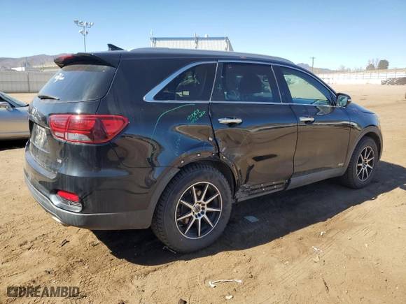 2019 Kia Sorento S V6 with VIN 5XYPGDA58KG450617, listed as a Copart auction lot 47320295 with 66,053 mi miles and Salvage Title. Bid and sale history available at carsss.com. Image 3.