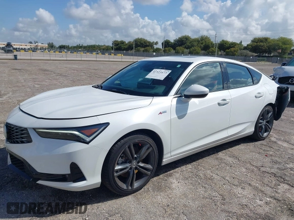 2024 Acura Integra w/A-Spec Package with VIN 19UDE4H32RA025760, listed as a IAAI auction lot 41923473 with 6,448 mi miles and . Bid and sale history available at DreamBid. Image 17.