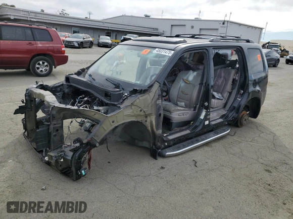 2015 Honda Pilot Touring with VIN 5FNYF3H91FB009256, listed as a Copart auction lot 48031475 with 0 mi miles and Salvage Title. Bid and sale history available at carsss.com. Image 1.