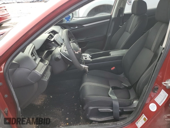 2020 Honda Civic LX with VIN 2HGFC2F69LH582299, listed as a Copart auction lot 47870445 with 75,603 mi miles and Salvage Title. Bid and sale history available at DreamBid. Image 7.
