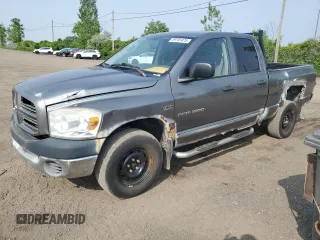 2007 Dodge 1500 SLT with VIN 1D7HU18217J642885, listed as a Copart auction lot 59791475 with 392,700 mi miles and Clean title. Bid and sale history available at DreamBid. Image 1.