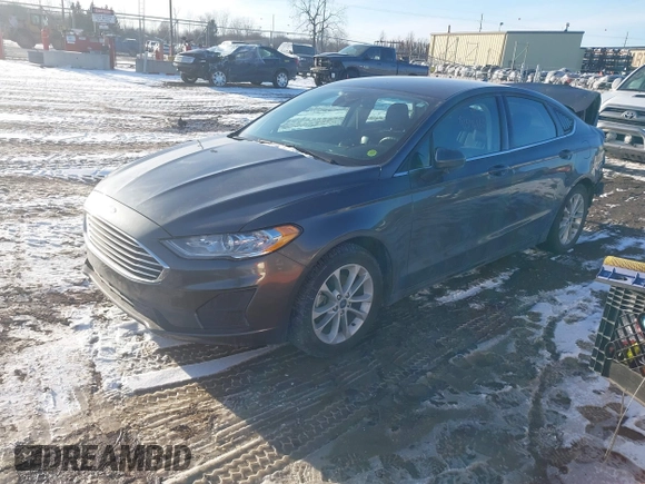2020 Ford Fusion SE with VIN 3FA6P0HD7LR109496, listed as a IAAI auction lot 41546160 with 42,938 mi miles. Bid and sale history available at carsss.com. Image 18.