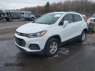 2017 Chevrolet Trax LT with VIN KL7CJPSB6HB054501, listed as a IAAI auction lot 41969377 with 141,858 mi miles. Bid and sale history available at carsss.com. Image 2.