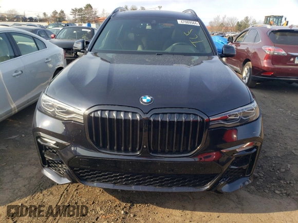2021 BMW X7 xDrive40i z VIN 5UXCW2C00M9E47322, wystawiony jako Copart lot #47989584 z przebiegiem 57 032 mil mil oraz Szkoda całkowita • Salvage title. Historia ofert i sprzedaży dostępna na DreamBid. Obrazek 5.